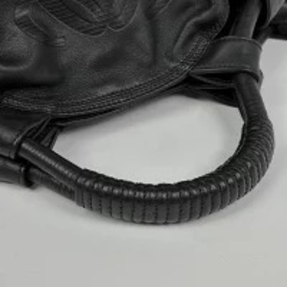 Loewe Nappa Aire Anagram Handbag Leather Black - Picture 6 of 7